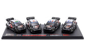 2024 Toyota GR Yaris Rally1 Hybrid Expositor con 4 Modelos Ganador WRC 1:43 IXO Models RAM966SET