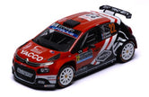 2025 Citroen C3 Rally2 Nº22 Y.Rossel/A.Dunand Rally Montecarlo Ganadores WRC2 1:43 IXO Models RAM975A.22