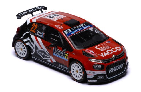 2025 Citroen C3 Rally2 Nº22 Y.Rossel/A.Dunand Rally Montecarlo Ganadores WRC2 1:43 IXO Models RAM975A.22