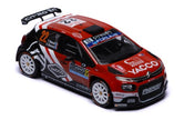 2025 Citroen C3 Rally2 Nº22 Y.Rossel/A.Dunand Rally Montecarlo Ganadores WRC2 1:43 IXO Models RAM975A.22