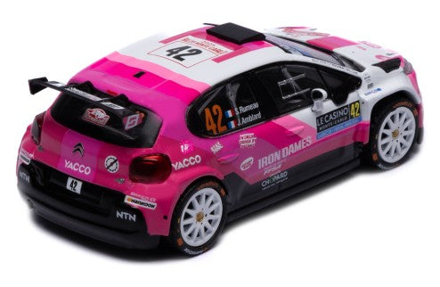 2025 Citroen C3 Rally2 Nº42 S.Rumeau/J.Amblard Rally Montecarlo WRC2 1:43 IXO Models RAM976.22
