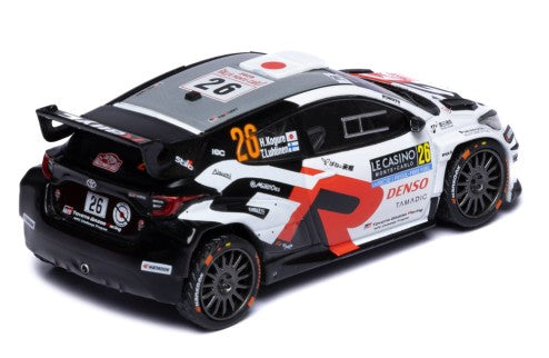 2025 Toyota GR Yaris Rally2 Nº26 H.Kogure/T.Luhtinen Rally de Montecarlo WRC2 1:43 IXO Models RAM982.22