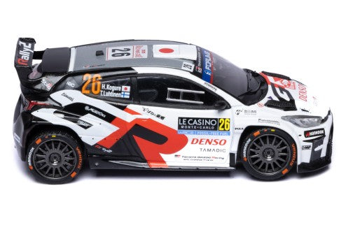 2025 Toyota GR Yaris Rally2 Nº26 H.Kogure/T.Luhtinen Rally de Montecarlo WRC2 1:43 IXO Models RAM982.22