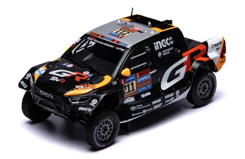 2025 Toyota GR DKR Hilux Evo T1+ Nº211 H.Lategan/B.Cummings Rally Dakar 1:43 IXO Models RAM985.22