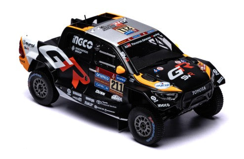 2025 Toyota GR DKR Hilux Evo T1+ Nº211 H.Lategan/B.Cummings Rally Dakar 1:43 IXO Models RAM985.22
