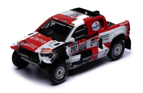 2022 Toyota GR DKR Hilux Evo T1+ Nº207 G.de Villiers/D.Murphy Rally Dakar 1:43 IXO Models RAM987A.22