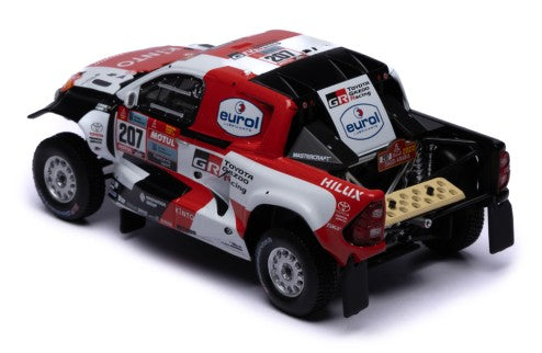 2022 Toyota GR DKR Hilux Evo T1+ Nº207 G.de Villiers/D.Murphy Rally Dakar 1:43 IXO Models RAM987A.22