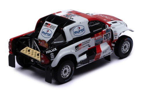 2022 Toyota GR DKR Hilux Evo T1+ Nº207 G.de Villiers/D.Murphy Rally Dakar 1:43 IXO Models RAM987A.22
