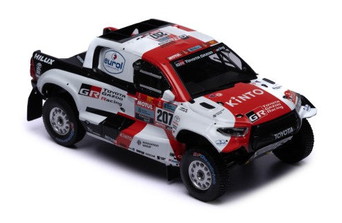 2022 Toyota GR DKR Hilux Evo T1+ Nº207 G.de Villiers/D.Murphy Rally Dakar 1:43 IXO Models RAM987A.22