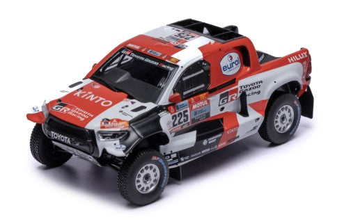 2022 Toyota GR DKR Hilux Evo T1+ Nº225 H.Lategan/B.Cummings Rally Dakar 1:43 IXO Models RAM987B.22