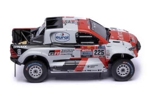 2022 Toyota GR DKR Hilux Evo T1+ Nº225 H.Lategan/B.Cummings Rally Dakar 1:43 IXO Models RAM987B.22