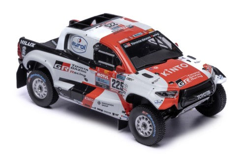 2022 Toyota GR DKR Hilux Evo T1+ Nº225 H.Lategan/B.Cummings Rally Dakar 1:43 IXO Models RAM987B.22