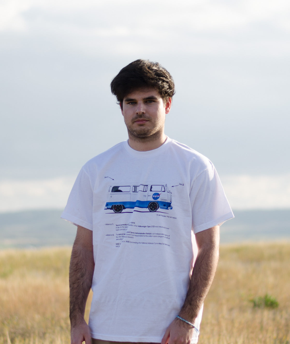Camiseta “T2 NASA Jet Propulsion Fan Art”