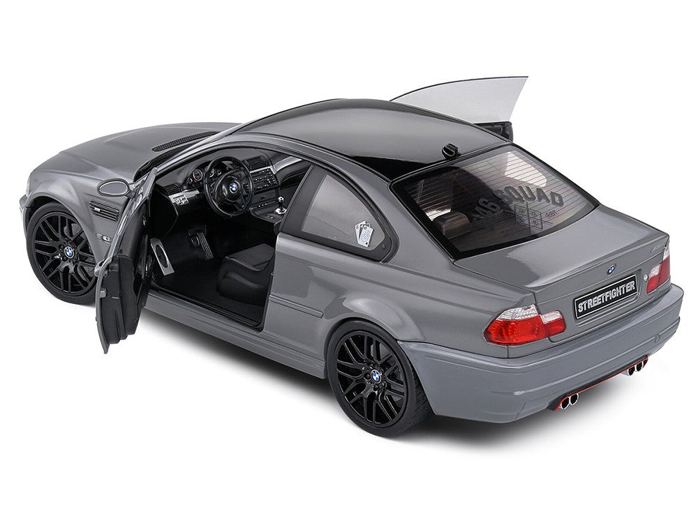 2000 BMW E46 M3 Coupé Streetfighter Gris Nardo 1:18 Solido S1806508
