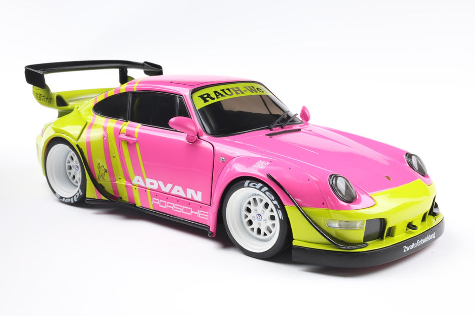 2024 Porsche 911 (993) RWB “801 Greek” Rosa/Amarillo 1:18 Solido S1808510