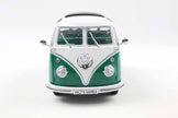 1962 Volkswagen VW T1 Samba Bus Verde/Blanco 1:18 Solido S1813403