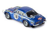 1973 Alpine Renault 1800S Nº18 Andruet/Petit Ganador Rally Monte Carlo 1:43 IXO Models SPRM001-73