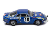 1973 Alpine Renault 1800S Nº18 Andruet/Petit Ganador Rally Monte Carlo 1:43 IXO Models SPRM001-73