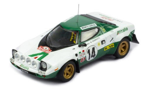 1975 Lancia Stratos HF Nº14 Munari/Mannucci Ganador Rally Monte Carlo 1:43 IXO Models SPRM001-75