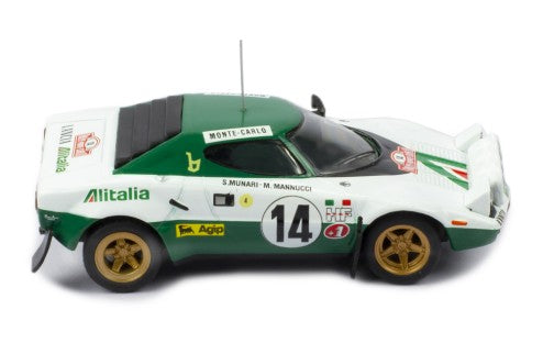 1975 Lancia Stratos HF Nº14 Munari/Mannucci Ganador Rally Monte Carlo 1:43 IXO Models SPRM001-75