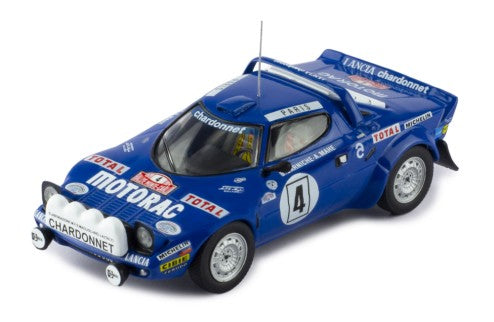 1979 Lancia Stratos HF Nº4 Darniche/Mahe Ganador Rally Monte Carlo 1:43 IXO Models SPRM001-79