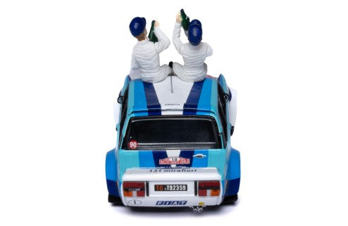1980 Fiat 131 Abarth Nº10 W.Röhrl/C.Geistdörfer Ganadores Rally Monte Carlo + Figuras 1:43 IXO Models SPRM002-80