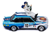 1980 Fiat 131 Abarth Nº10 W.Röhrl/C.Geistdörfer Ganadores Rally Monte Carlo + Figuras 1:43 IXO Models SPRM002-80