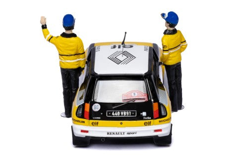 1981 Renault 5 Turbo Nº9 J.Ragnotti/JM.Andre Ganadores Rally Monte Carlo + Figuras 1:43 IXO Models SPRM002-81