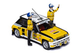 1981 Renault 5 Turbo Nº9 J.Ragnotti/JM.Andre Ganadores Rally Monte Carlo + Figuras 1:43 IXO Models SPRM002-81