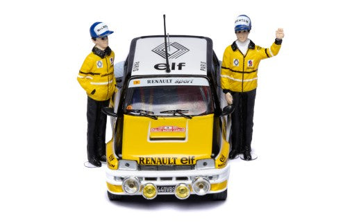 1981 Renault 5 Turbo Nº9 J.Ragnotti/JM.Andre Ganadores Rally Monte Carlo + Figuras 1:43 IXO Models SPRM002-81