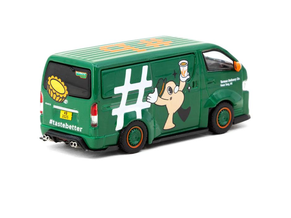 2019 Toyota Hiace Widebody Hashtag B Special Edition Verde 164 Tarmac T64-038-HB