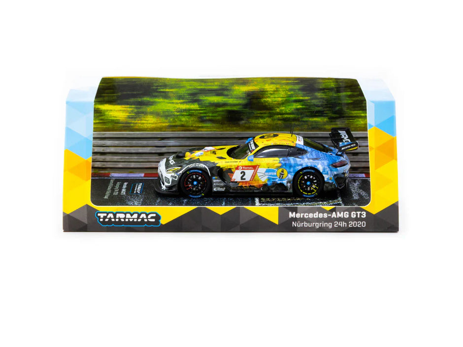 2020 Mercedes Benz AMG GT3 Nº2 Y.Buurman/N.Bastian/P.Ellis/H.Haupt 24H de Nürburgring 164 Tarmac T64-062-20NUR02
