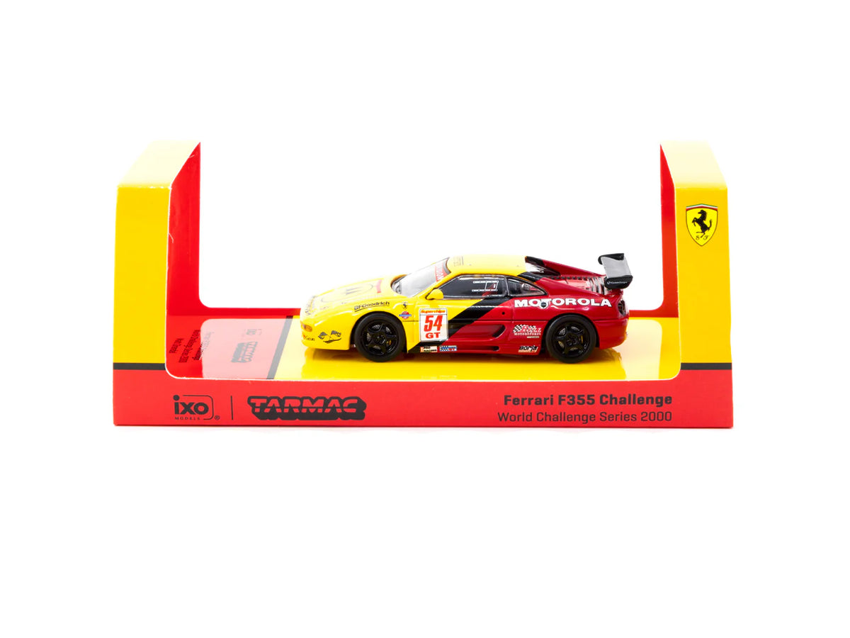 2000 Ferrari F355 Challenge Nº54 Matt Drendel GT World Challenge Series Amarillo/Rojo 164 IXO-Tarmac T64-083-00WCS54