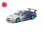 1999 Nissan Silvia S15 Falken Azul/Verde 164 Tarmac T64G-023-FA-MJ