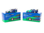 1999 Nissan Silvia S15 Falken Azul/Verde 164 Tarmac T64G-023-FA-MJ