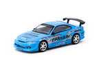 1999 Nissan Silvia S15 Vertex Greddy Azul Decorado 164 Tarmac T64G-023-GDY