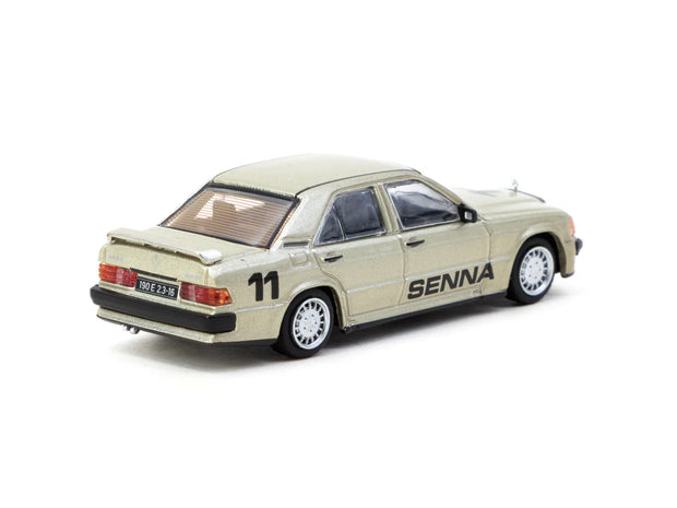 1984 Mercedes-Benz 190 E 2.3-16 Ayrton Senna Race Of Champion Plateado 164 Tarmac T64G-047-84ROC11