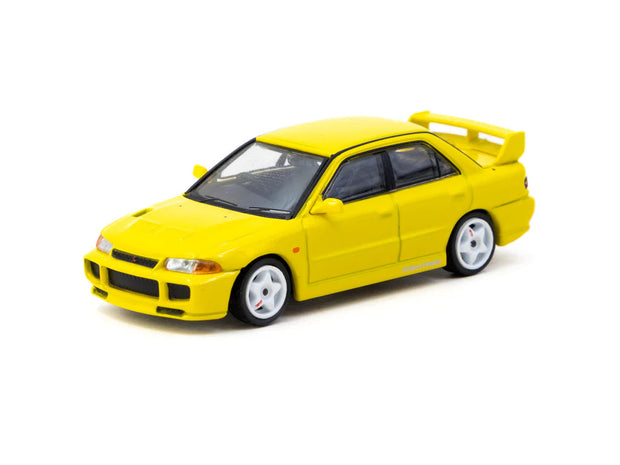 1995 Mitsubishi Lancer GSR Evolution III Amarillo 1:64 Tarmac T64G-050-YL