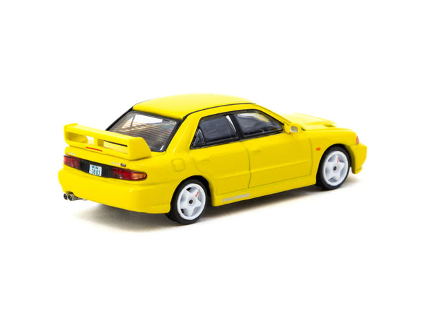 1995 Mitsubishi Lancer GSR Evolution III Amarillo 1:64 Tarmac T64G-050-YL