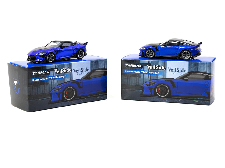 2002 Nissan Fairlady Z Ffz400 Veilside Azul 164 Tarmac T64G-074-BL