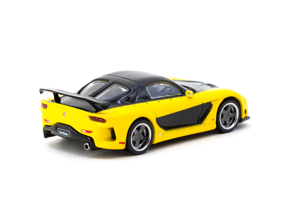 1992 Mazda RX-7 Fortune7 Veilside Amarillo/Negro 164 Tarmac T64G-075-YE