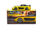 1992 Mazda RX-7 Fortune7 Veilside Amarillo/Negro 164 Tarmac T64G-075-YE