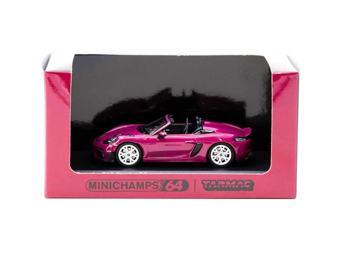 2021 Porsche 718 Spyder RS Ruby Star Neo Edición Limitada 164 Minichamps-Tarmac T64MC-008-RS
