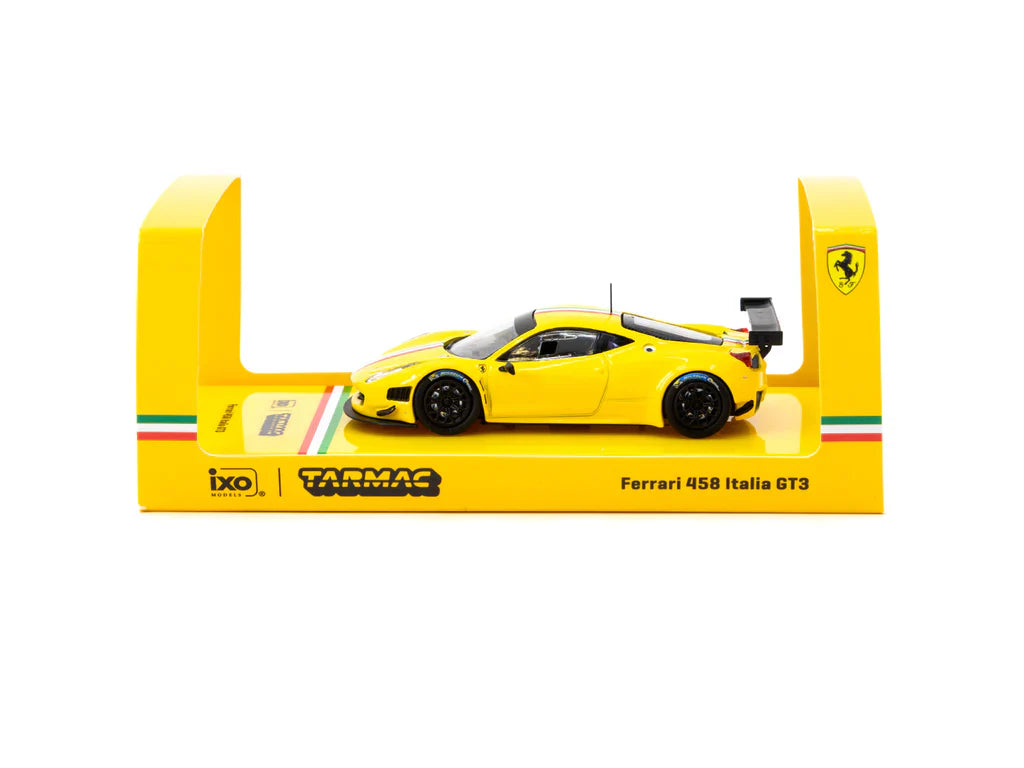 2010 Ferrari 458 Italia GT3 Amarillo 164 IXO-Tarmac T64R-073-YL