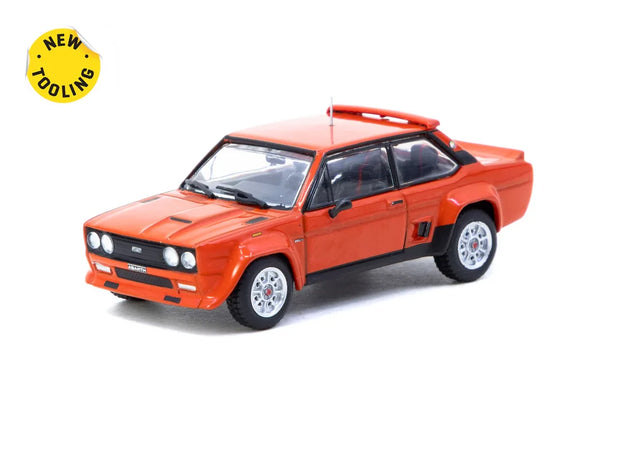 1976 Fiat 131 Abarth Rally Stradale Rojo 1:64 Tarmac T64R-094-RE