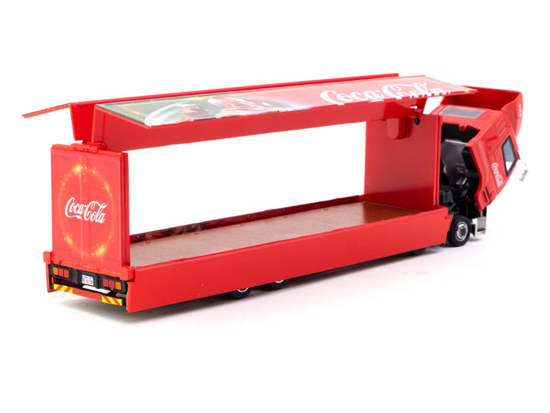 1996 Mitsubishi Fuso Super Great Coca-Cola Santa Truck Rojo 164 Tarmac T64T-TL001-CC