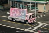 1993 Mitsubishi Fuso Canter Hello Kitty Billboard Rosa Decorado 164 Tarmac T64T-TL002-HK