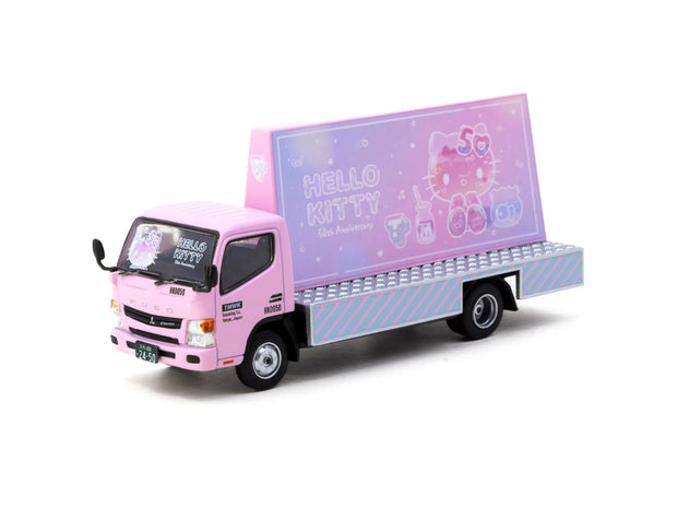 1993 Mitsubishi Fuso Canter Hello Kitty Billboard Rosa Decorado 164 Tarmac T64T-TL002-HK