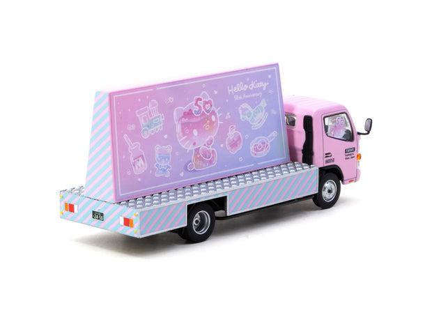 1993 Mitsubishi Fuso Canter Hello Kitty Billboard Rosa Decorado 164 Tarmac T64T-TL002-HK