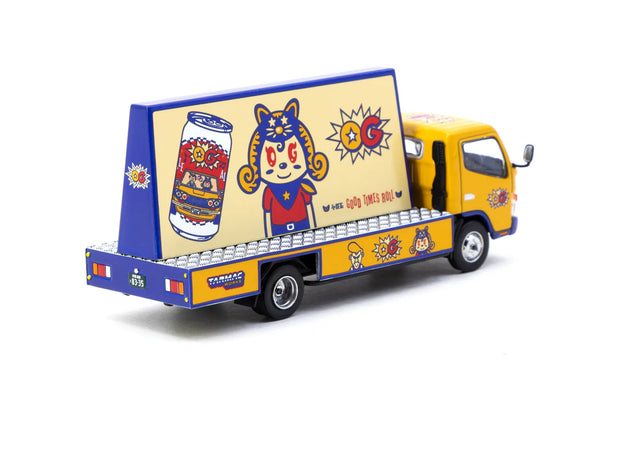1993 Mitsubishi Fuso Canter Og Amarillo/Azul 164 Tarmac T64T-TL002-OG